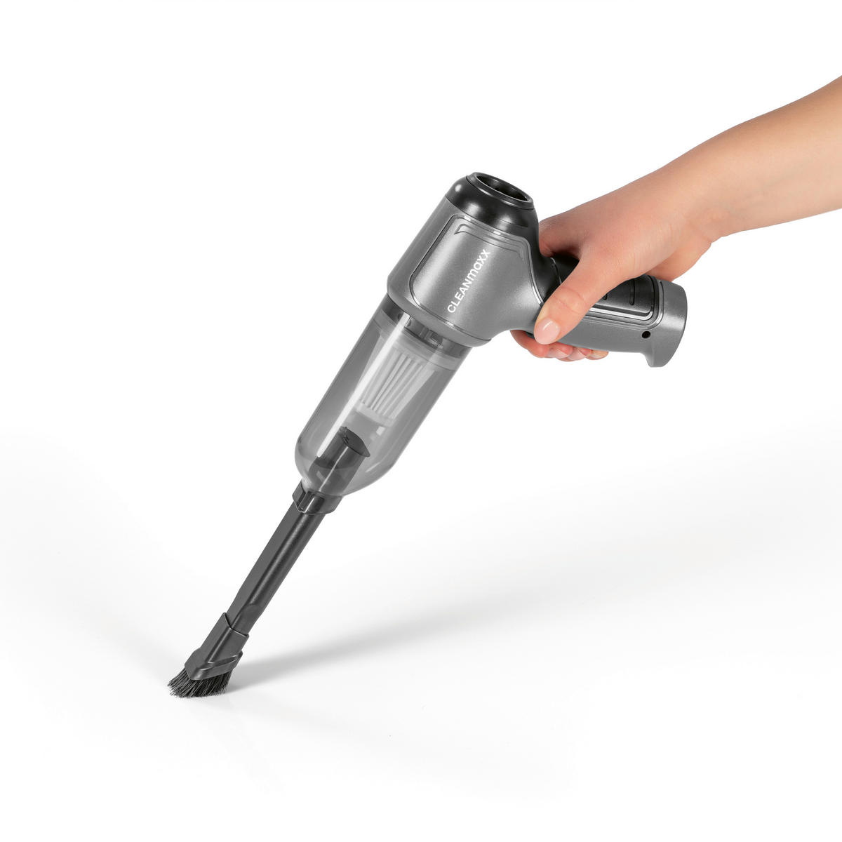 CLEANmaxx Akku-Handstaubsauger anthrazit schwarz B/H/L: ca. 17x7x23,5 cm Akku-Handstaubsauger_Zyklon_9tlg. - schwarz/anthrazit (23,50/17,00/7,00cm) - CLEANmaxx