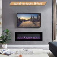 Balderia Elektrischer-Kamin Leif 50'' schwarz B/H/T: ca. 127x43x14,3 cm Elektrischer_Kamin Leif 50 - schwarz (127,00/43,00/14,30cm) - Balderia