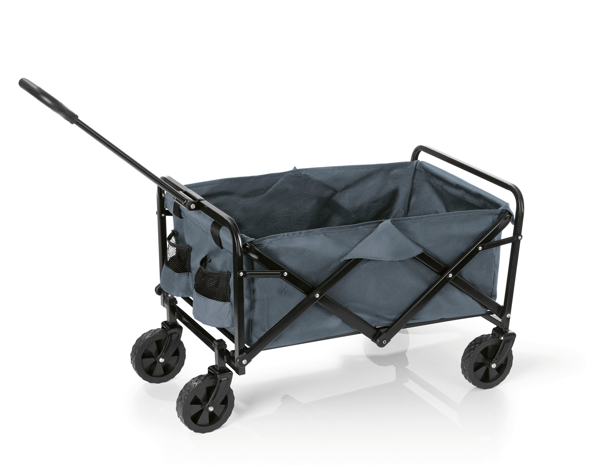 EasyMaxx Bollerwagen grau B/H/L: ca. 14x51,5x64,5 cm Bollerwagen_faltbar_EASYmaxx - grau (64,50/14,00/51,50cm) - EasyMaxx