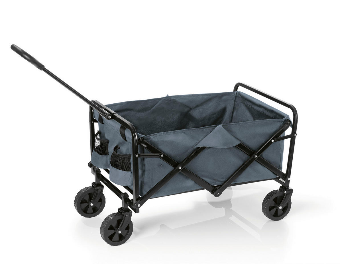 EasyMaxx Bollerwagen grau B/H/L: ca. 14x51,5x64,5 cm Bollerwagen_faltbar_EASYmaxx - grau (64,50/14,00/51,50cm) - EasyMaxx