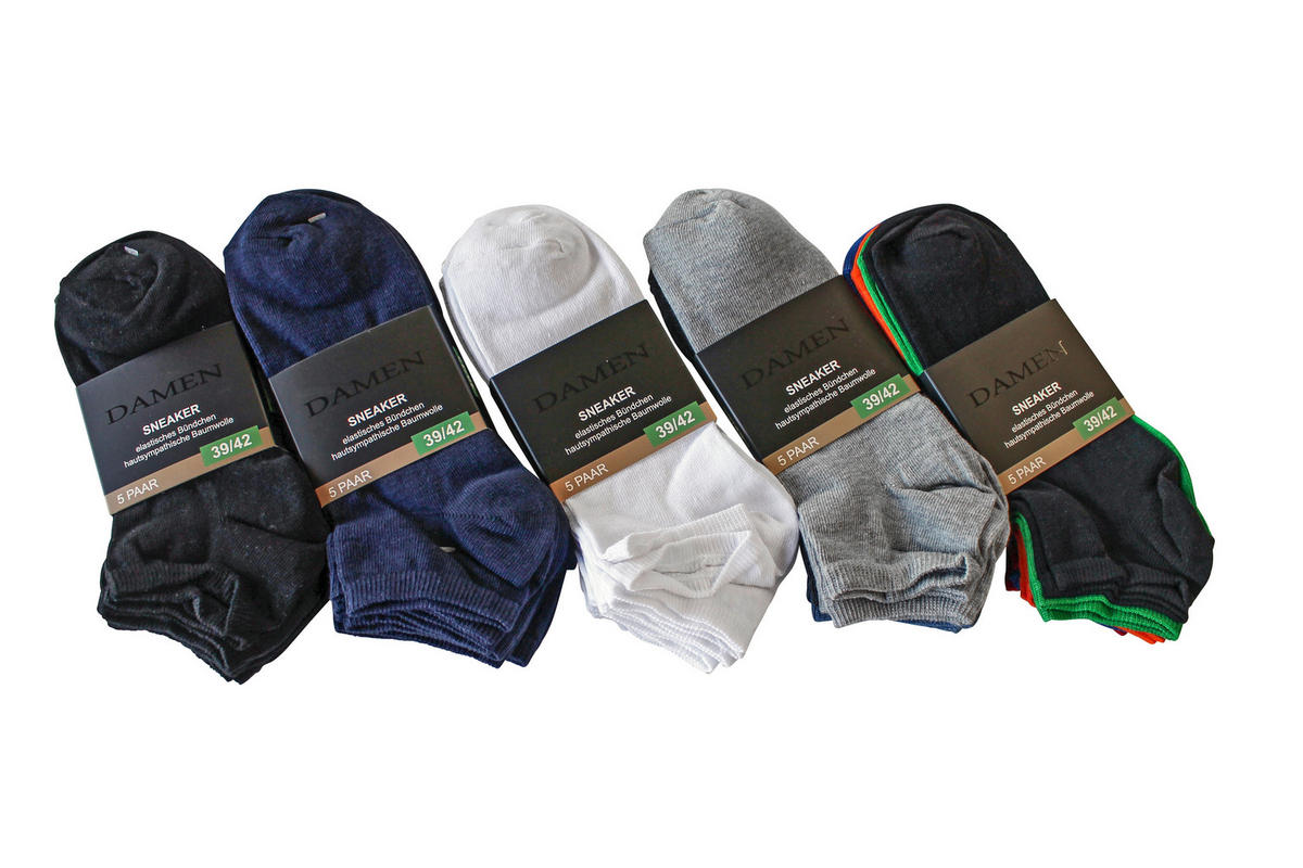 Damen-Socken sortiert 5 bei Packstücke online ▷ 39-42 POCO kaufen Größe