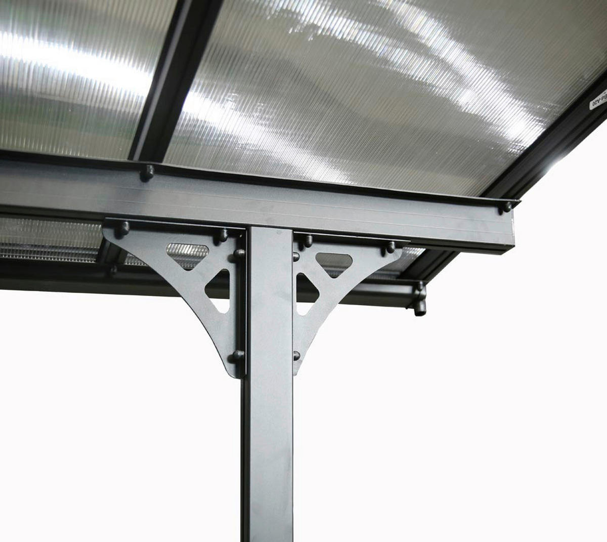 Westmann Terrassenüberdachung Bruce schwarz Aluminium B/H/T: ca. 313x270x300 cm Bruce - schwarz (313,00/270,00/300,00cm) - Westmann