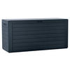 Prosperplast Aufbewahrungsbox WOODEBOX anthrazit Kunststoff B/H/L: ca. 43,8x55x116 cm WOODEBOX - anthrazit (116,00/43,80/55,00cm) - Prosperplast