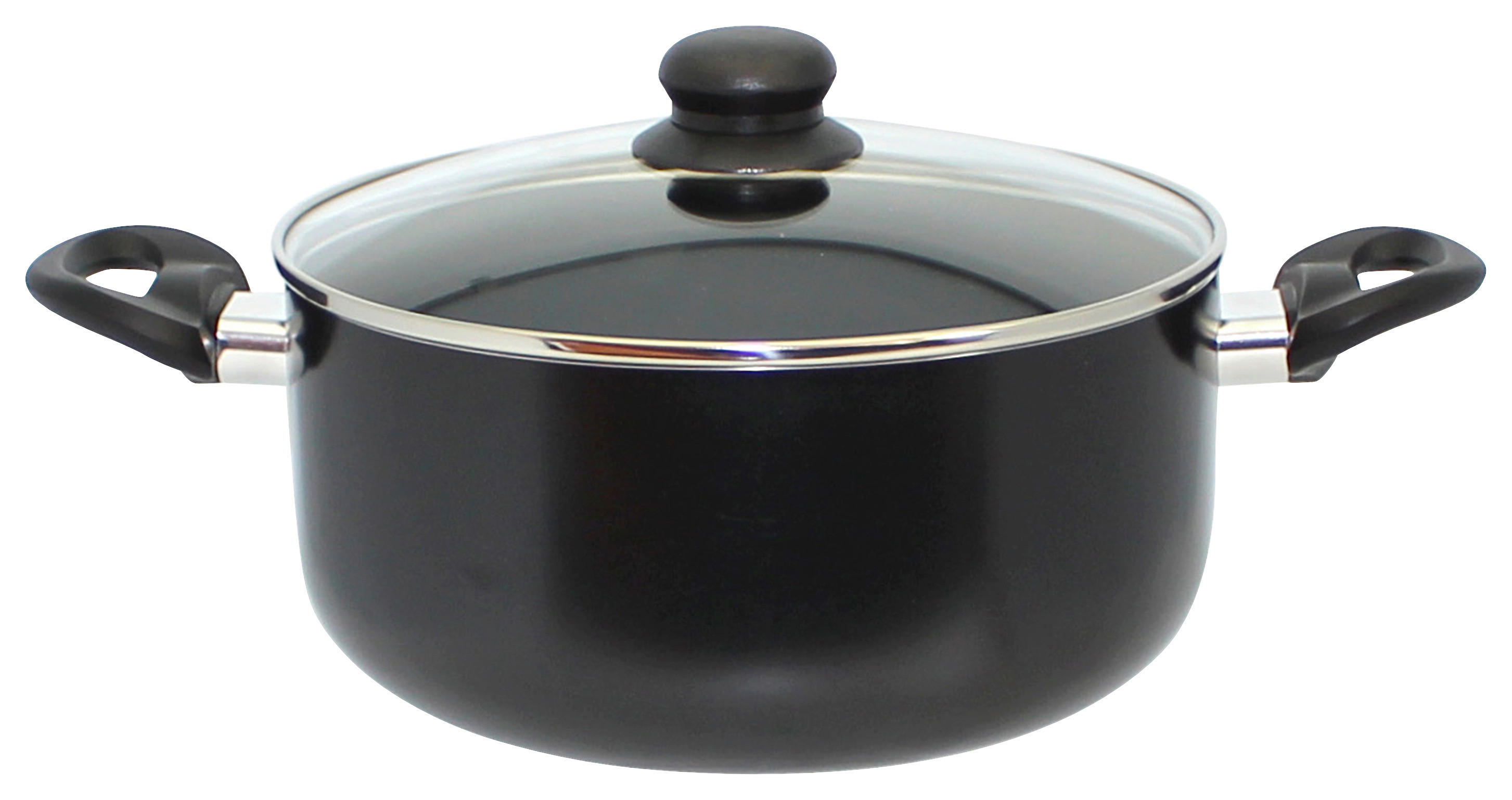 ELO Basic Topf schwarz Aluminium Topf_Metis 24cm - schwarz - ELO Basic