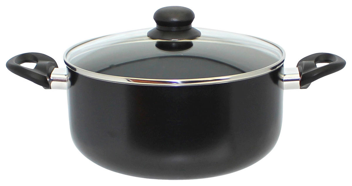 ELO Basic Topf schwarz Aluminium Topf_Metis 24cm - schwarz - ELO Basic