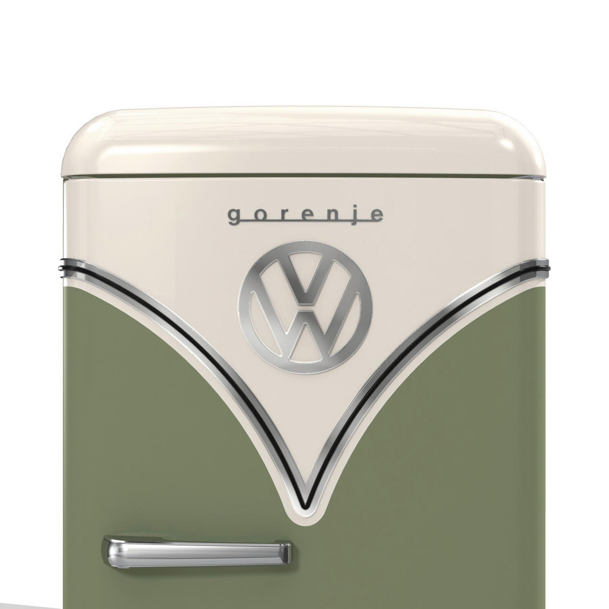 Gorenje VW-Retro-Kühlschrank OBRB615DOL grün B/H/L: ca. 59,5x152,5x66,1 cm Kühlschrank_VW-Retro OBRB615DOL - grün (66,10/59,50/152,50cm) - Gorenje