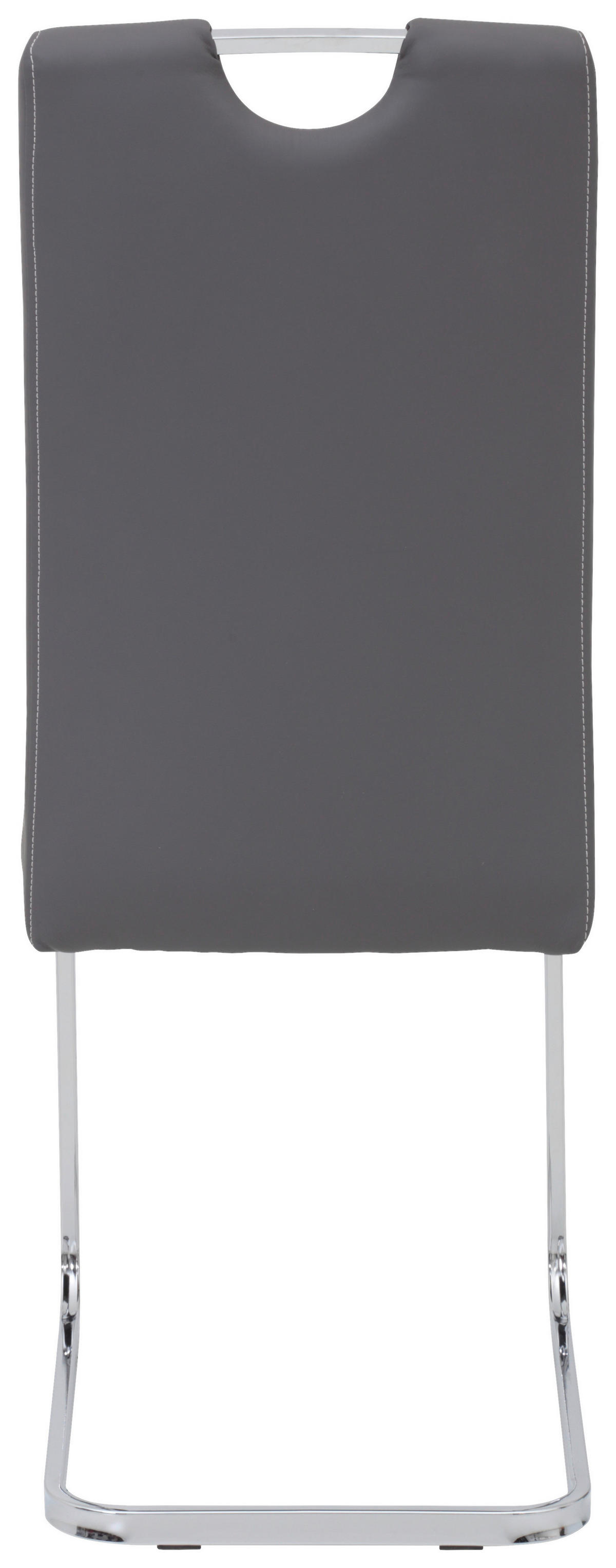 Schwingstuhl Ruby 4er Set grau Kunstleder B/H/T: ca. 44x103x60 cm Ruby 4er Set - grau (44,00/103,00/60,00cm) - Hela