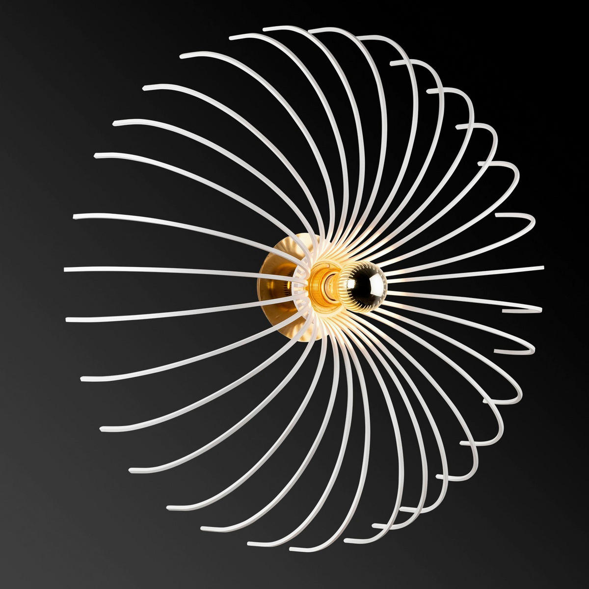 Opviq Wandleuchte weiß Metall B/H/L: ca. 16x56x16 cm E27 1 Brennstellen Aspendos - weiß (16,00/16,00/56,00cm) - Opviq