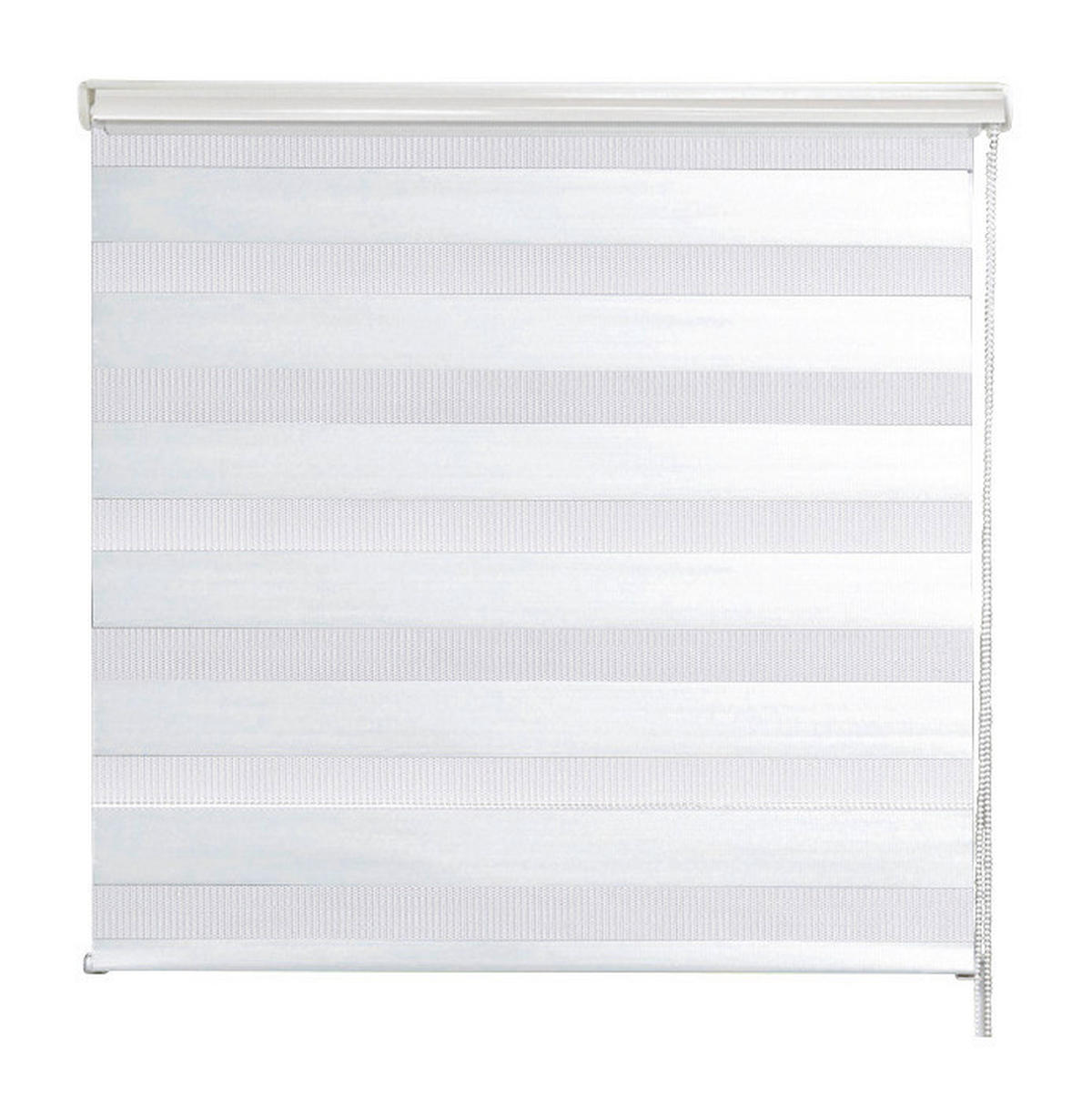 Doppelrollo mit Blende Easy-Fix weiß B/L: ca. 110x160 cm Easy-Fix - weiß (110,00/160,00cm) - POCOline