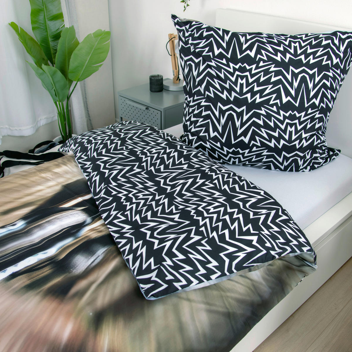 Microfaser Bettwäsche Mountainbike bunt Polyester Mountainbike - bunt - Young Collection