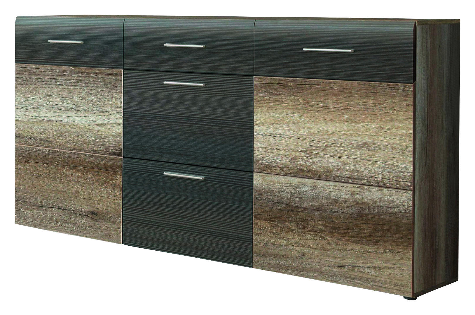 Sideboard  Eiche Antik Nachbildung Touchwood Nachbildung B/H/T: ca. 180x101x41 cm Nabou_Sideboard NBUK35-P74 - Eiche (180,00/101,00/41,00cm)