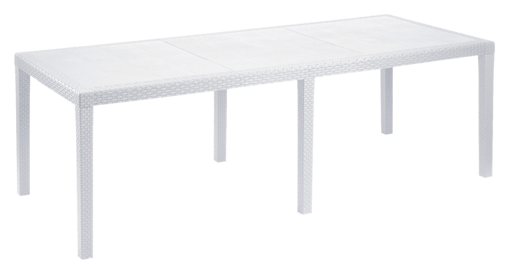 Progarden Tisch Weiß Kunststoff B/h/l: Ca. 90x72x220 Cm Tisch_queen - weiß (220,00/90,00/72,00cm)