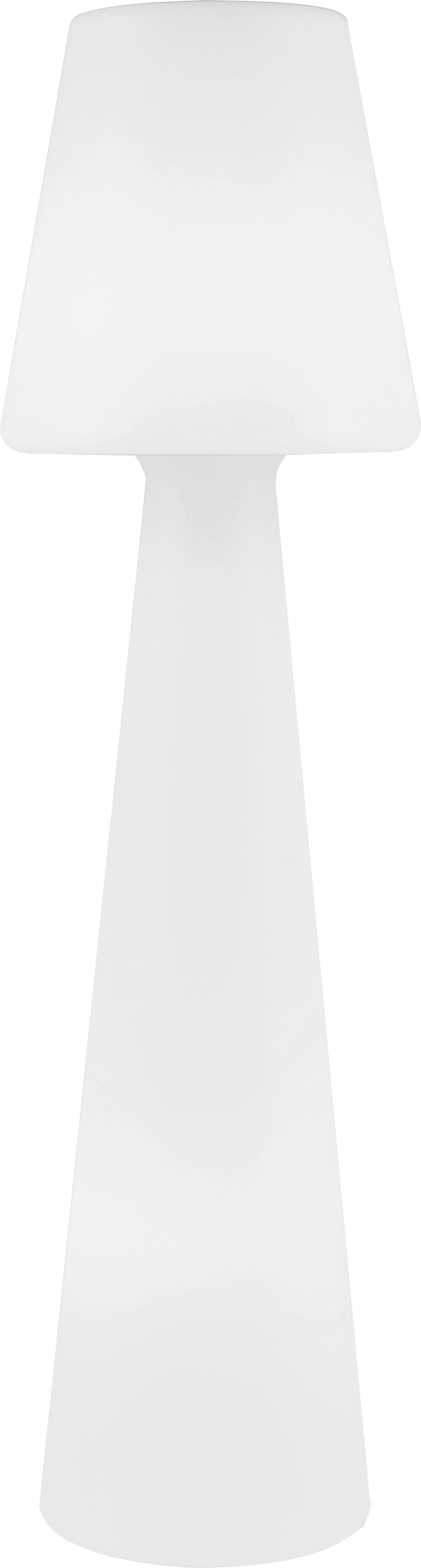 NewGarden LED-Stehleuchte weiß Kunststoff B/H/L: ca. 45x165x45 cm 1 Brennstellen LOLA 165 - weiß (45,00/45,00/165,00cm) - NewGarden