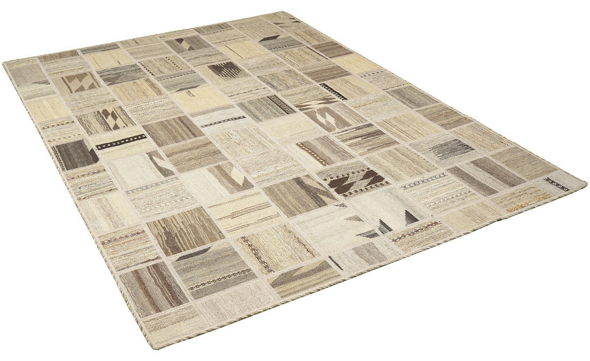 PersaTepp Teppich Kelim Tekkehdouz beige B/H/L: ca. 150x1x200 cm Kelim Tekkehdouz - beige (200,00/150,00/1,00cm) - PersaTepp