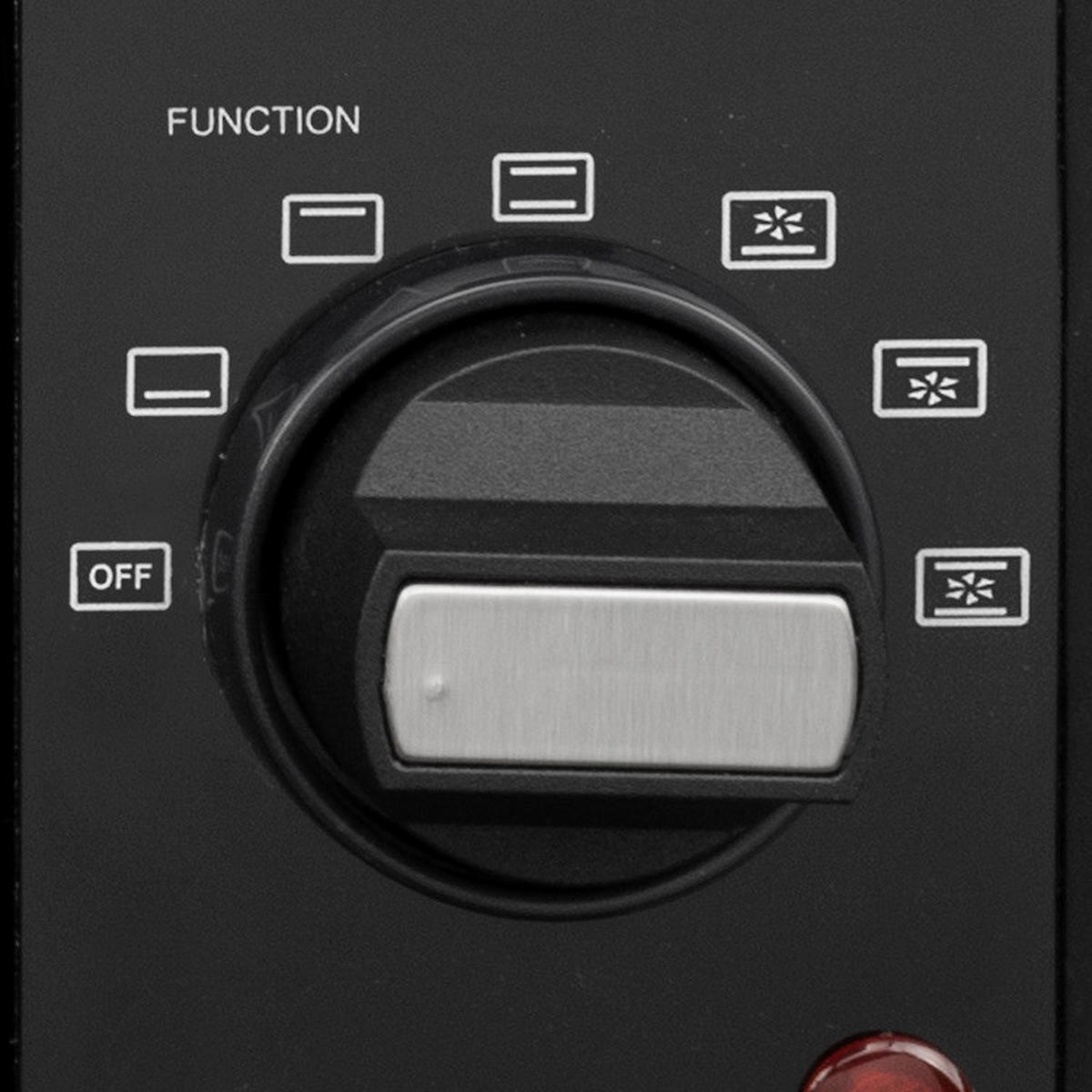 TRISTAR Mini-Backofen OV-3622 schwarz Metall B/H/T: ca. 47x41x32 cm Mini-Backofen - schwarz (47,00/41,00/32,00cm) - TRISTAR