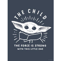 Komar Poster Mandalorian The Child Iconic Disney B/L: ca. 30x40 cm Mandalorian The Child Iconic - (30,00/40,00cm) - Komar