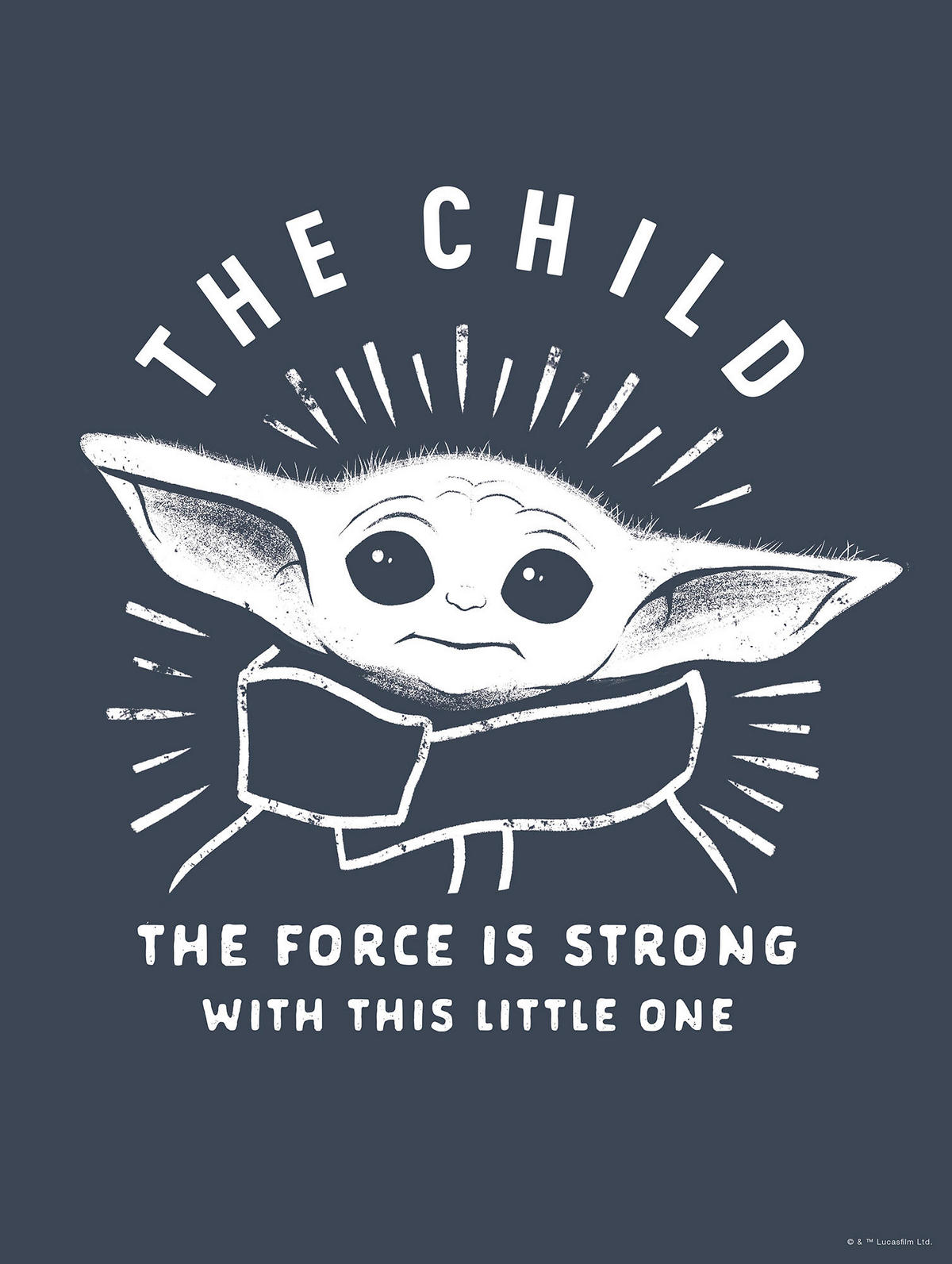 Komar Poster Mandalorian The Child Iconic Disney B/L: ca. 30x40 cm Mandalorian The Child Iconic - (30,00/40,00cm) - Komar