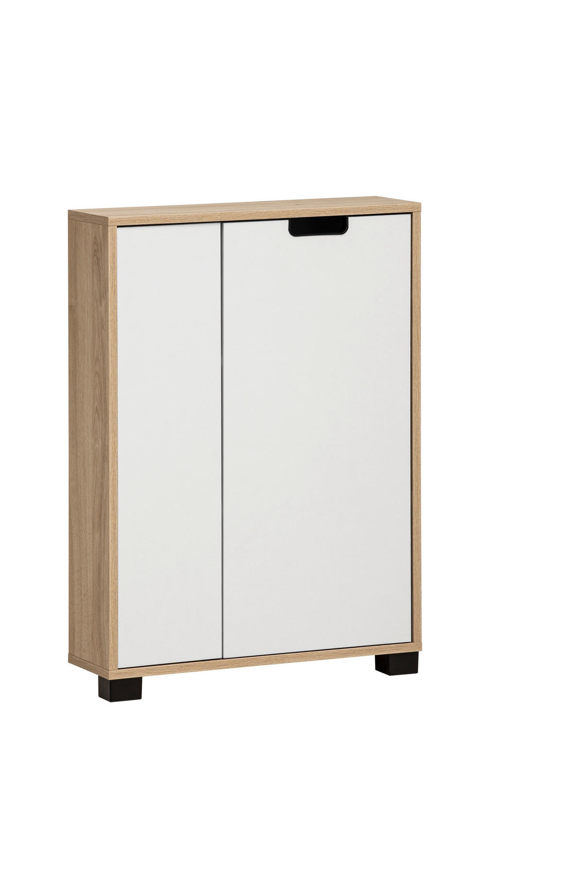 Schrank Emmik weiß matt Eiche Eiche weiß Nachbildung B/H/T: ca. 59,8x85,2x19,55 cm Emmik - Eiche/weiß (59,80/85,20/19,55cm) - Möbelpartner