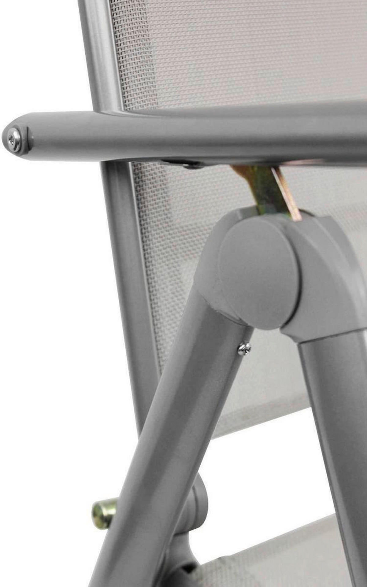 Gartenstuhl Santiago Santiago grau Aluminium B/H/T: ca. 57x108x56 cm Santiago - grau (57,00/108,00/56,00cm)