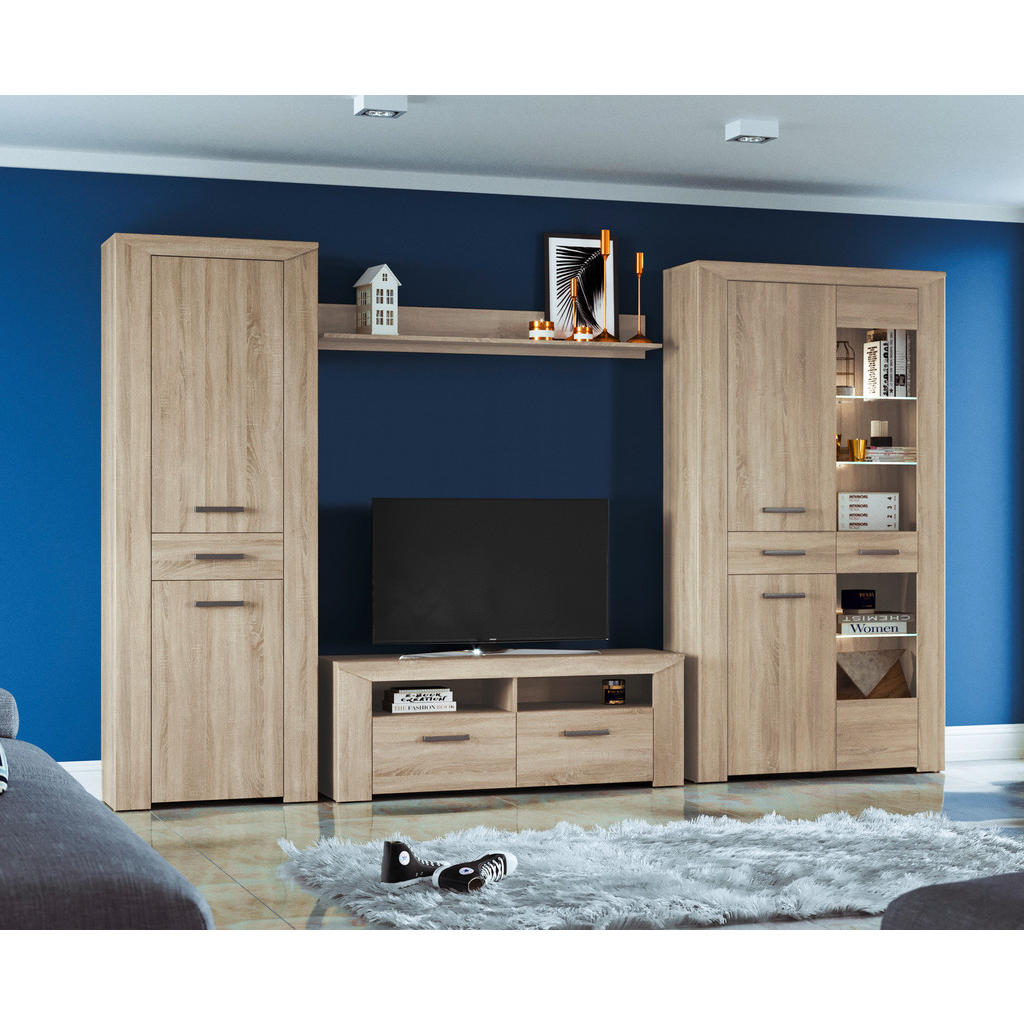 Thumbnail - Wandboard Lorenzo Eiche Sonoma Nachbildung B/H/T: ca. 130x17x20 cm