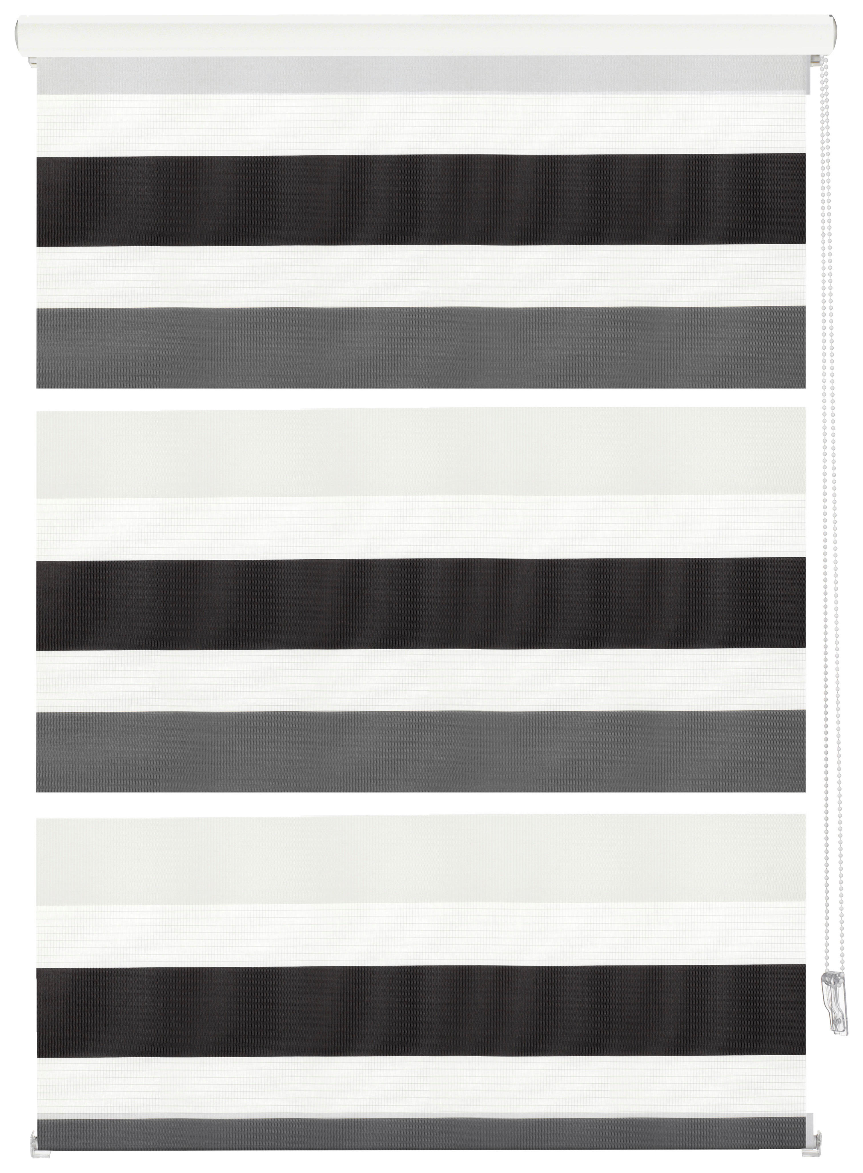 Thumbnail - Boviva Doppelrollo mit Blende weiß B/L: ca. 110x160 cm