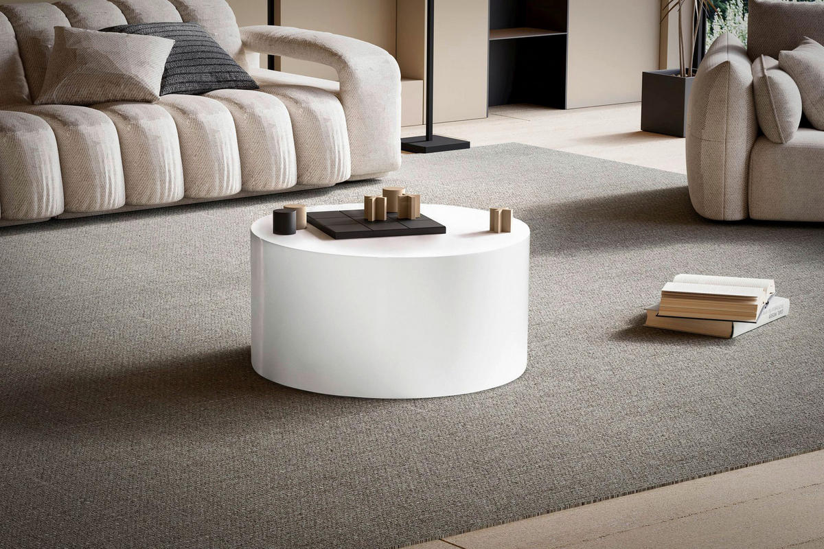 Couchtisch weiß H/D: ca. 30x60 cm Couchtisch - weiß (60,00/30,00cm) - Wohnling