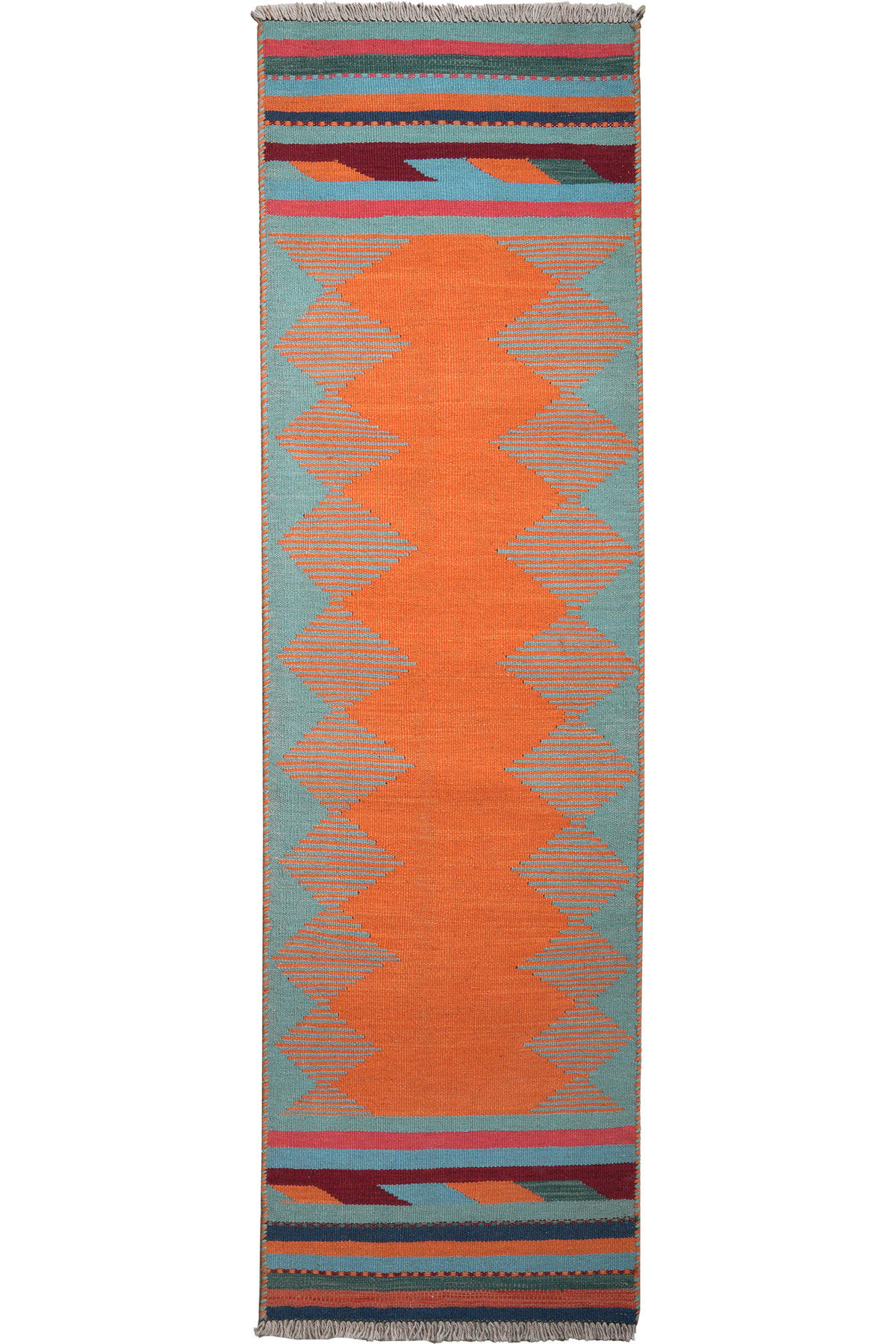 PersaTepp Teppich Kelim Gashgai bunt B/H/L: ca. 56x1x200 cm Kelim Gashgai - bunt (200,00/56,00/1,00cm) - PersaTepp