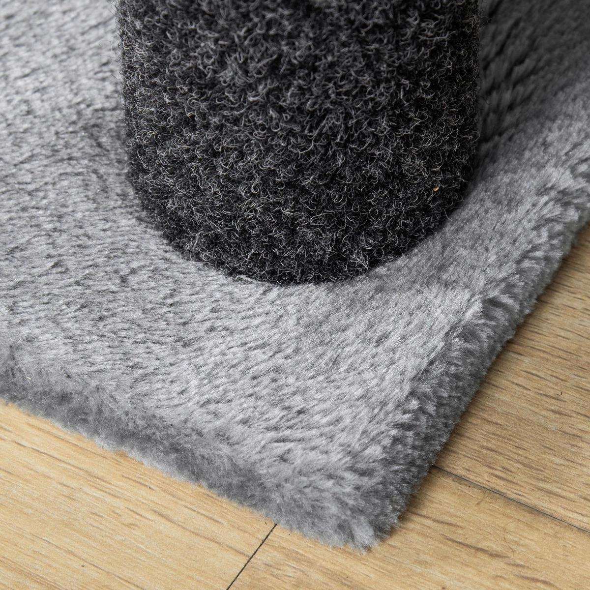 PawHut 4-stufige Haustiertreppe m. Ball grau Polypropylen B/H/L: ca. 40x60x64 cm Haustiertreppe - grau (64,00/40,00/60,00cm) - PawHut