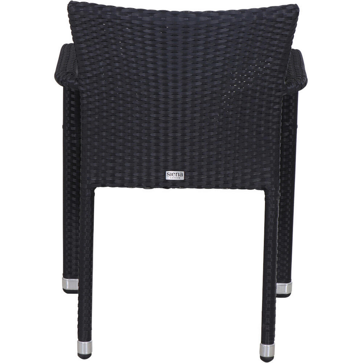 Gardamo Stapelsessel MINAS schwarz Aluminium MINAS - schwarz - Gardamo