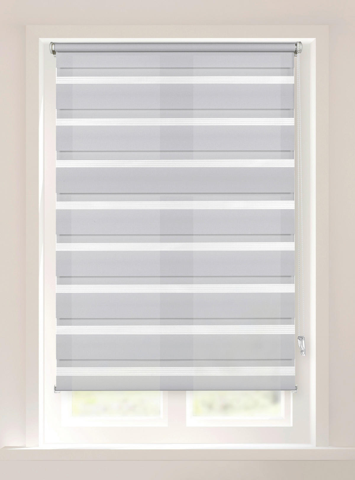 Doppelrollo hellgrau B/L: ca. 122x200 cm Doppelrollo - hellgrau (122,00/200,00cm) - Boviva