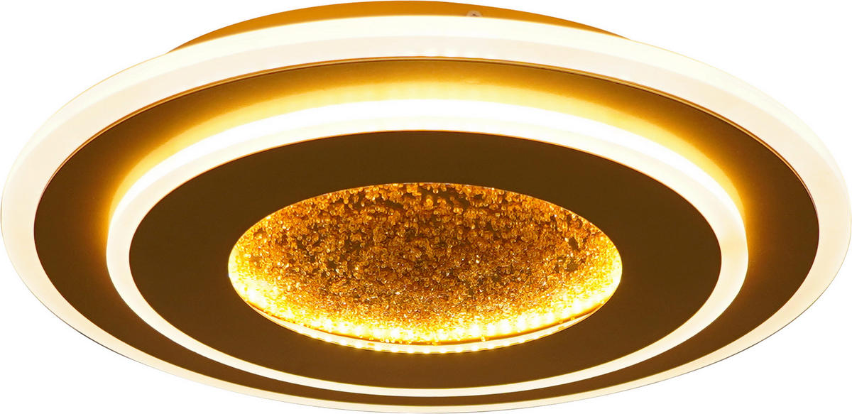 POCOline LED-Deckenleuchte gold Metall Kunststoff H/D: ca. 5x40 cm LED-Deckenleuchte_Fenja - gold (40,00/5,00cm) - POCOline
