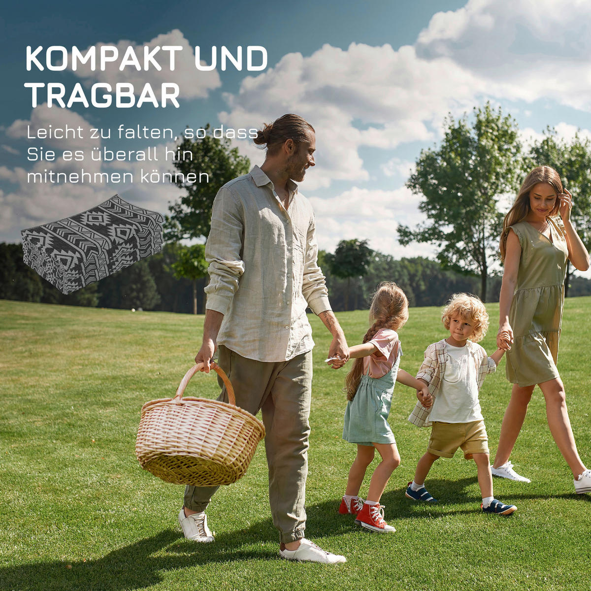 Outsunny Outdoor-Teppich Outdoor-Teppich - (182,00/274,00/0,30cm) - Outsunny