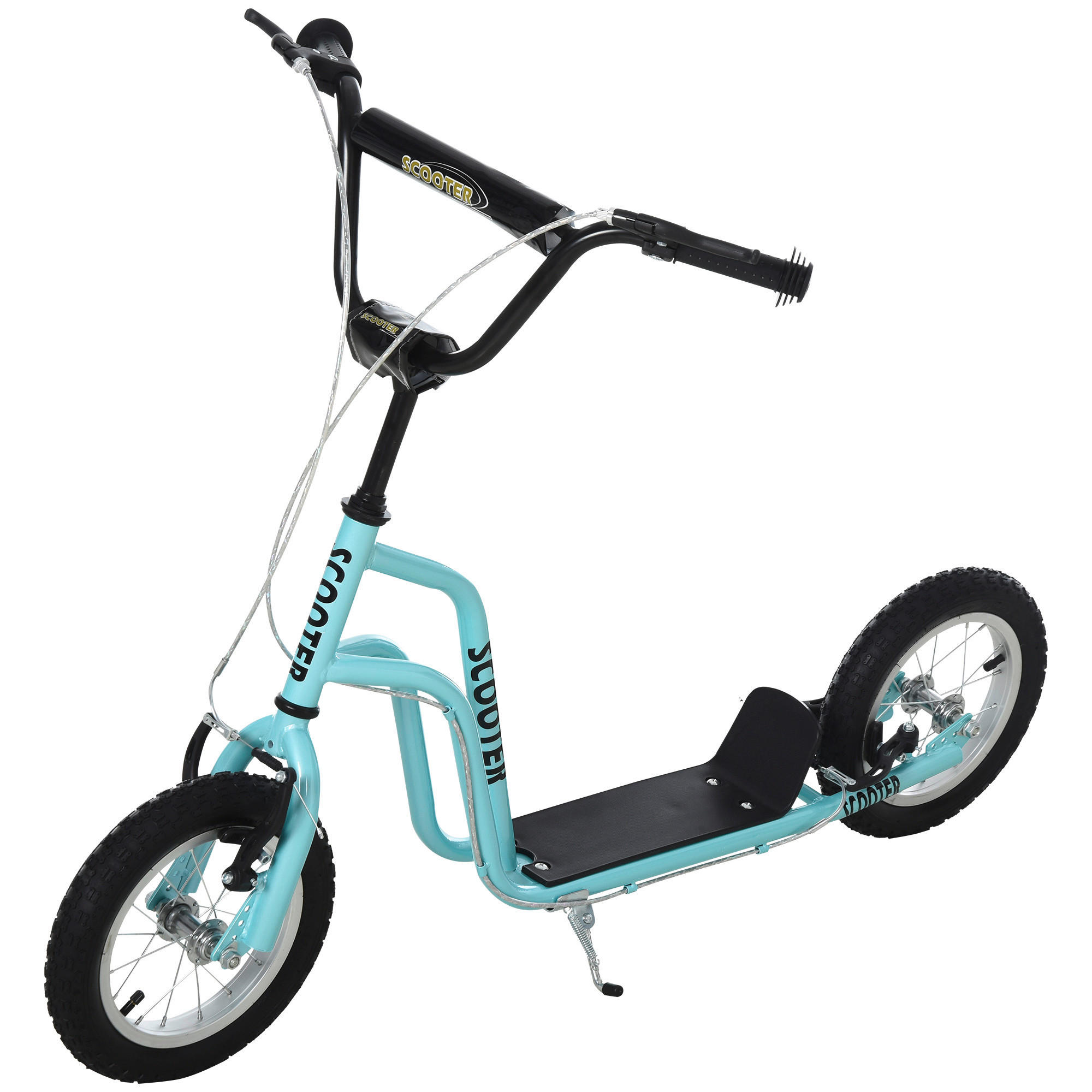 HOMCOM Kinderroller blau Kinderroller - blau (120,00/58,00/80,00cm) - HOMCOM