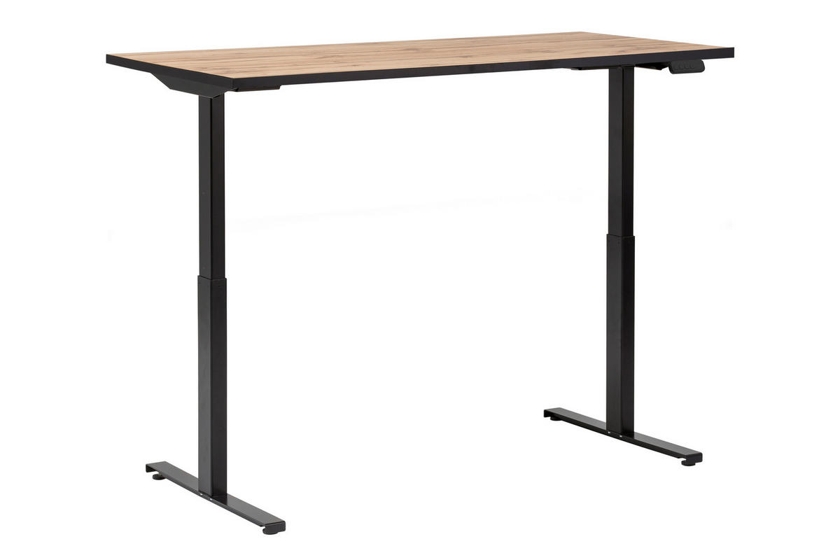 höhenverstellbarer Schreibtisch Serie 2000 Eiche Landhaus Nachbildung B/H/T: ca. 160x73x75 cm Serie 2000 - Eiche (160,00/73,00/75,00cm) - Möbelpartner