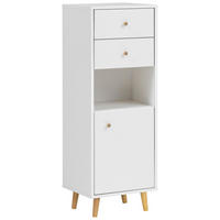 Highboard Bjarne weiß matt B/H/T: ca. 40,3x113,4x33,05 cm Bjarne - weiß (40,30/113,40/33,05cm) - Schildmeyer