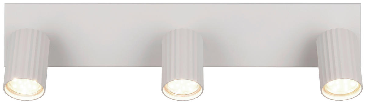 Reality Leuchten Spots grau Metall B/H/L: ca. 50x14,5x9 cm GU10 3 Brennstellen Spot_Soka_3 - grau (9,00/50,00/14,50cm) - Reality Leuchten