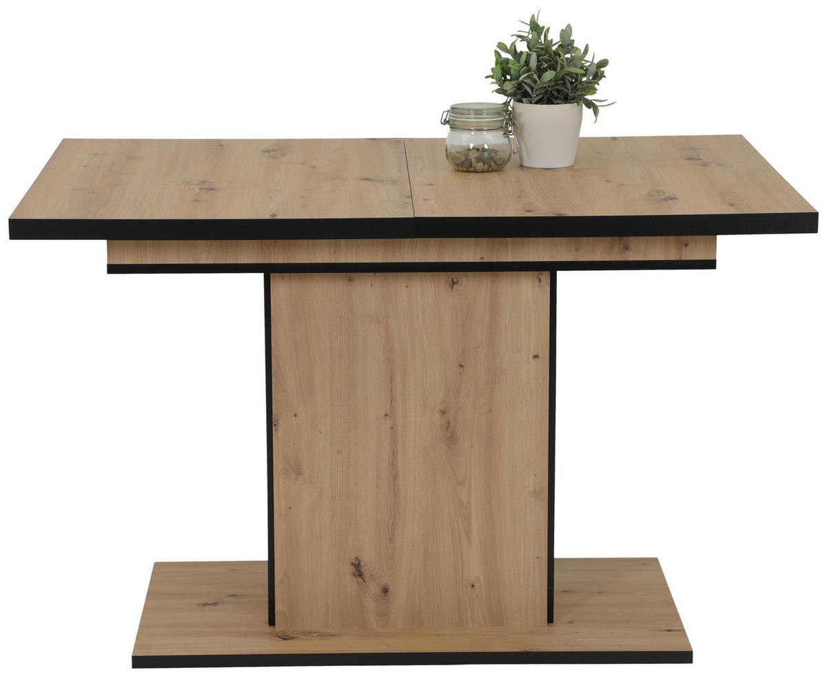 Säulenesstisch ARIANA I T Eiche Artisan Optik B/H/T: ca. 120x76x80 cm ARIANA I T - Eiche (120,00/76,00/80,00cm) - Hela