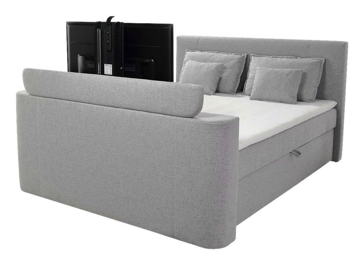 Boxbett  grau Feinstruktur Cinema_Boxbett 24202824950900000 - grau (189,00/115,00/236,00cm)