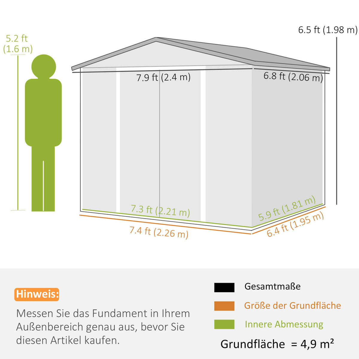 Outsunny Gerätehaus Gerätehaus - Outsunny
