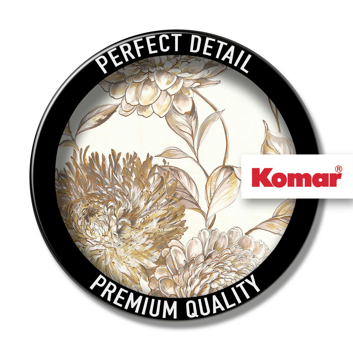 Komar Fototapete Vintage Chrysanthemum B/L: ca. 200x250 cm Vintage Chrysanthemum - (200,00/250,00cm) - Komar