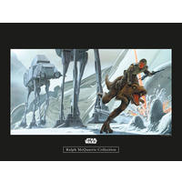 Komar Poster Star Wars Classic RMQ Hoth Battle G Star Wars B/L: ca. 40x30 cm Star Wars Classic RMQ Hoth Battle G - (40,00/30,00cm) - Komar