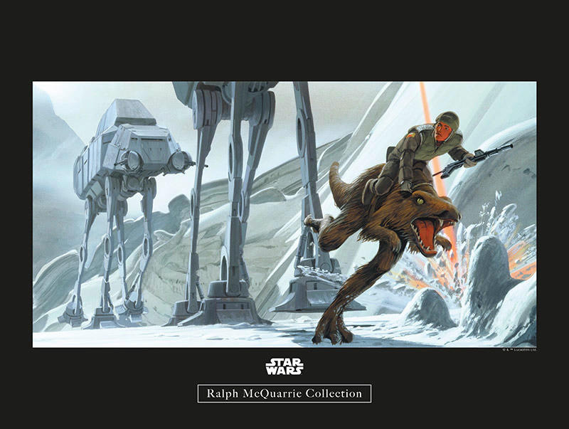 Komar Poster Star Wars Classic RMQ Hoth Battle G Star Wars B/L: ca. 40x30 c günstig online kaufen