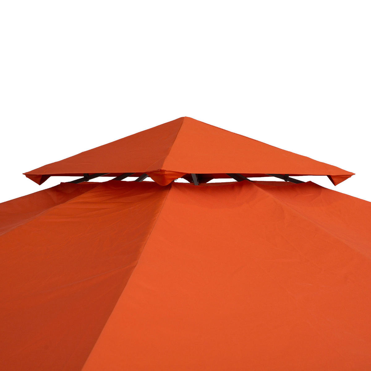 Outsunny Ersatzdach terra Polyester-Mischgewebe B/L: ca. 300x300 cm Ersatzdach - terra (300,00/300,00cm) - Outsunny
