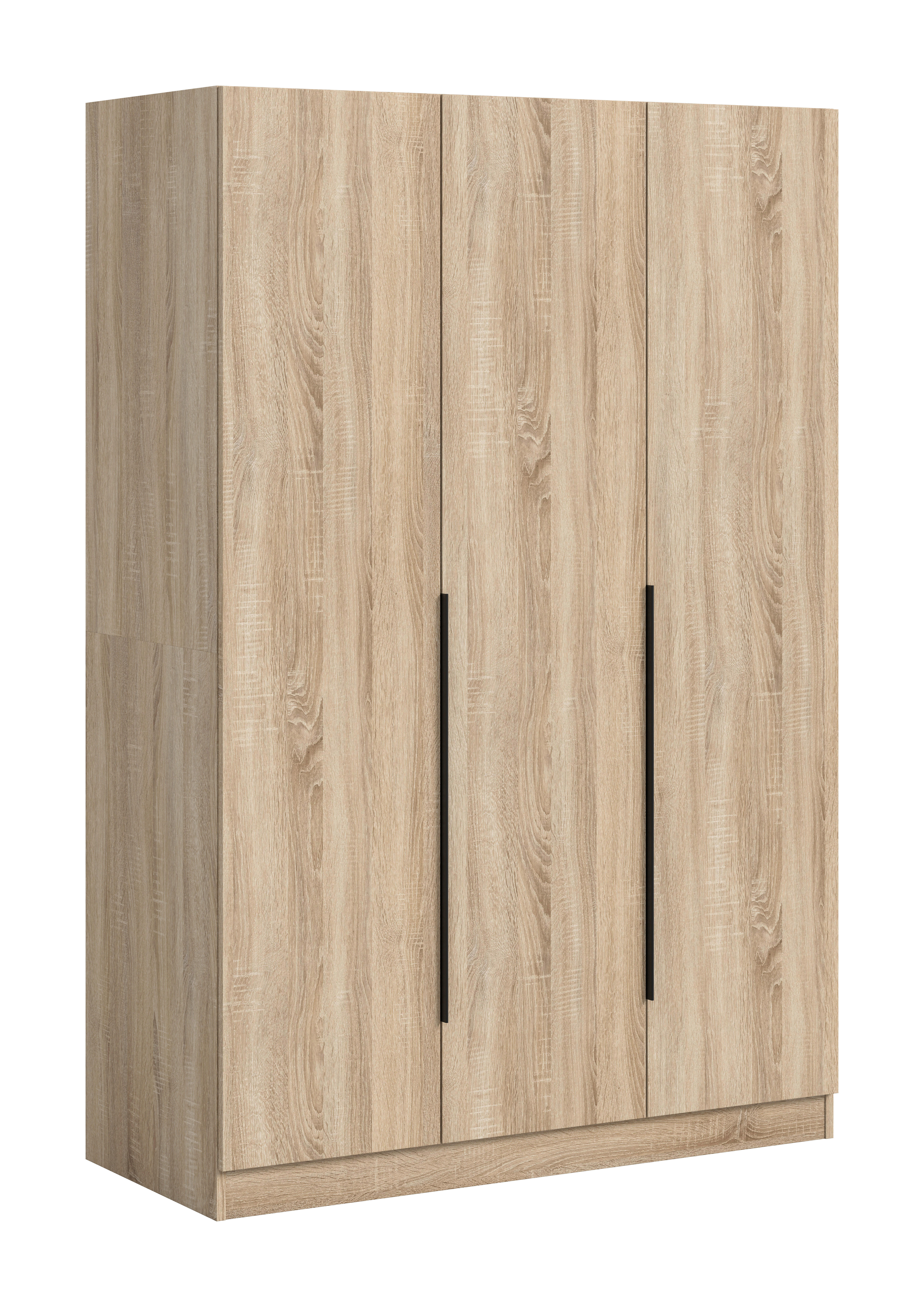 Kleiderschrank KOPENHAGEN Eiche Sonoma Nachbildung B/H/T: ca. 120x181x52 cm KOPENHAGEN - Eiche (120,00/181,00/52,00cm) - xonox.home