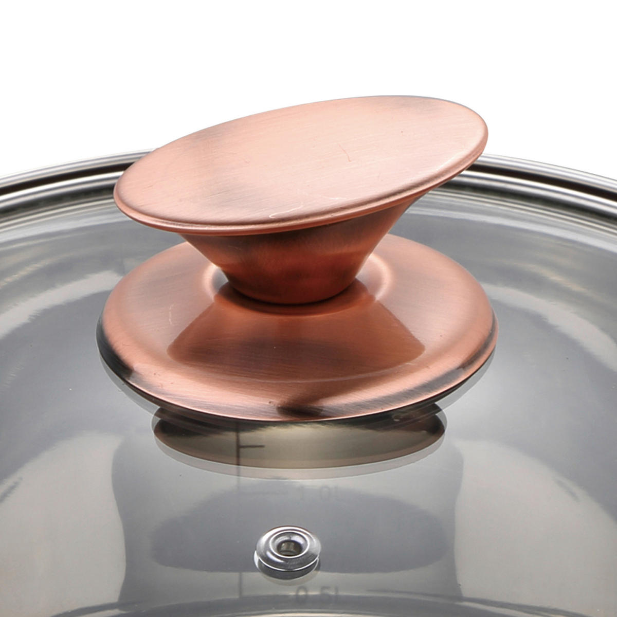 SAN IGNACIO Kochgeschirrset Altea silber Edelstahl 8 tlg. Altea - silber/bronze (29,00/27,00/26,00cm) - SAN IGNACIO