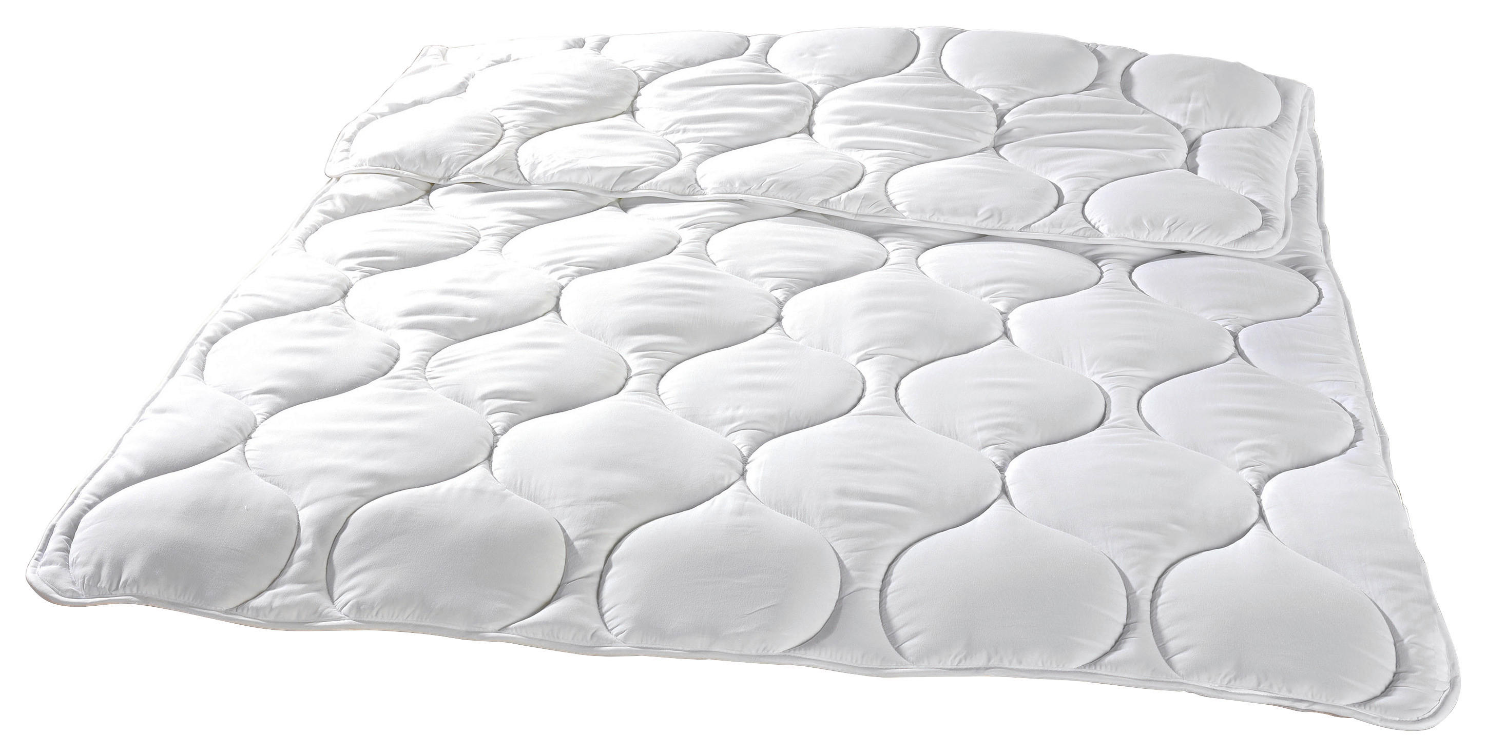 Steppbett Steppdecke-Eco 135x200cm - weiß (135,00/200,00cm)