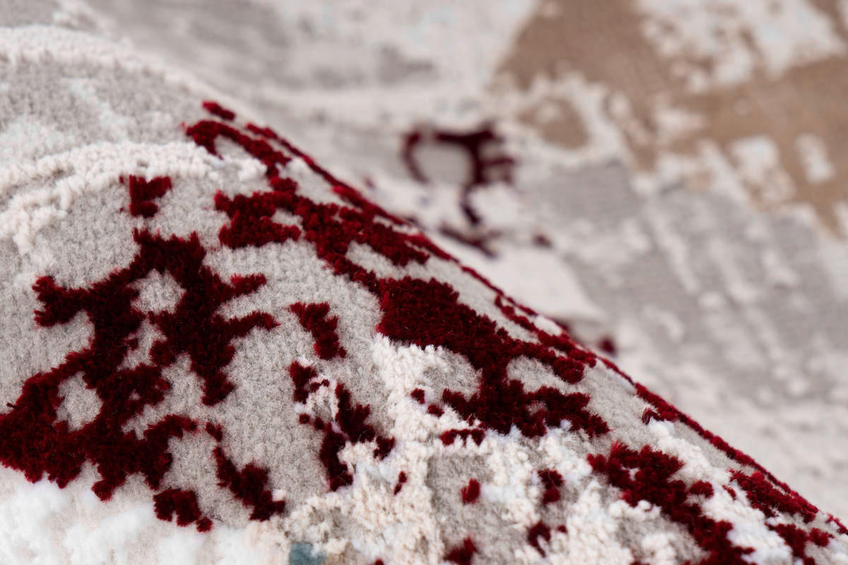 360Living Teppich Akropolis grau B/L: ca. 120x180 cm Akropolis - rosa/grau (120,00/180,00cm) - 360Living