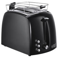 Russell Hobbs Toastautomat 22601-56 schwarz B/H/T: ca. 28x20x18 cm Toastautomat_Textures_22601-56 - schwarz (28,00/20,00/18,00cm) - Russell Hobbs