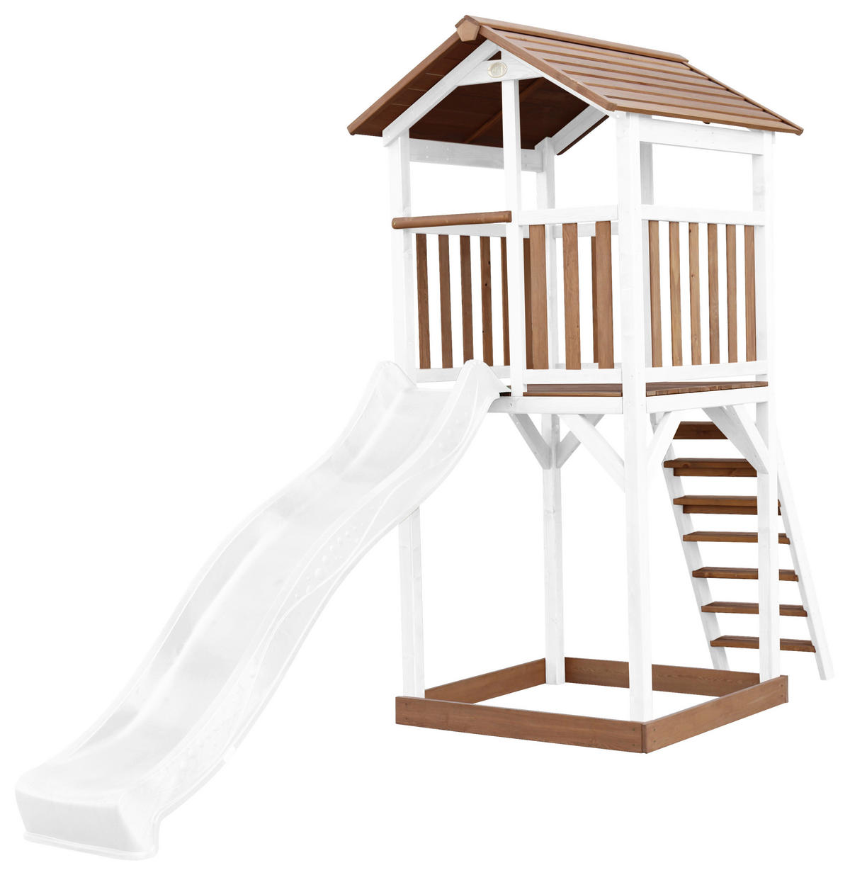 AXI Spielturm Beach Tower braun B/H/L: ca. 111x242x349 cm Beach Tower - braun/weiß (349,00/111,00/242,00cm) - AXI