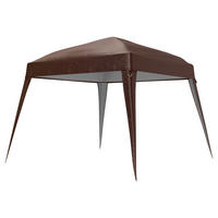 Outsunny Ersatzdach kaffee Polyester B/H/L: ca. 300x1x300 cm Ersatzdach - kaffee (300,00/300,00/1,00cm) - Outsunny